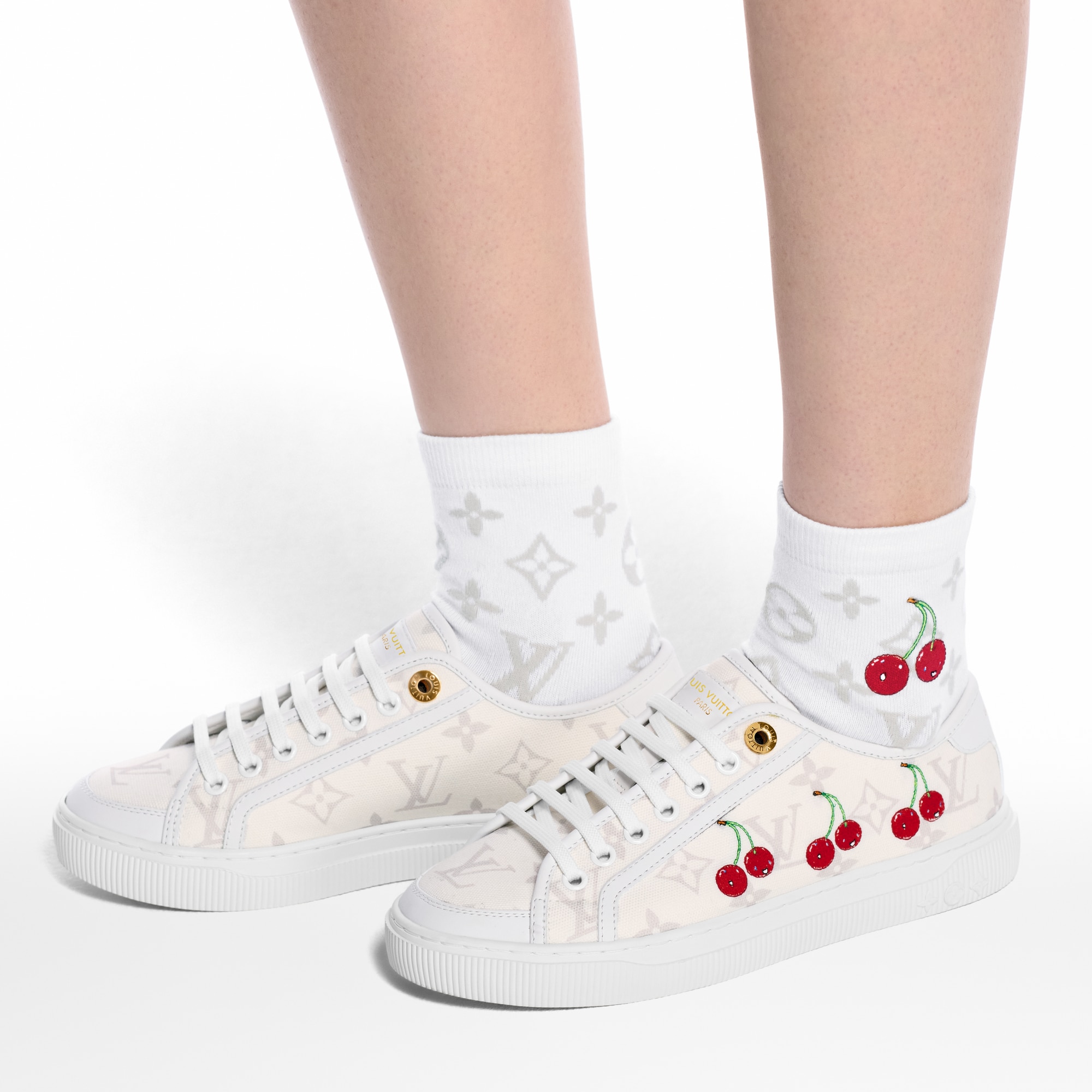 LV x TM Monogram Cerise Socks . - Accessories | LOUIS VUITTON
